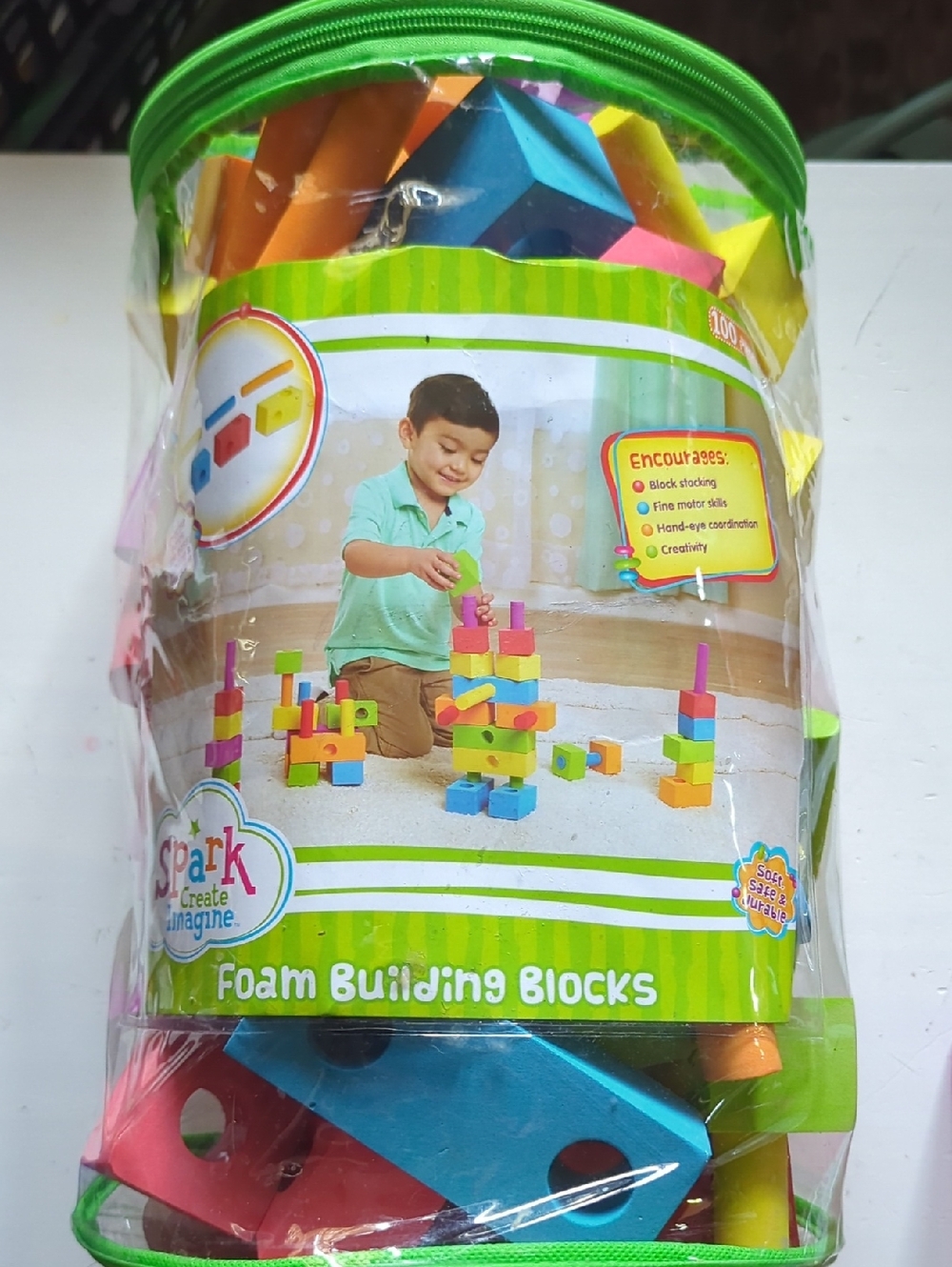 Spark Foam Building Blocks - Multicolor Kids Stacking Set